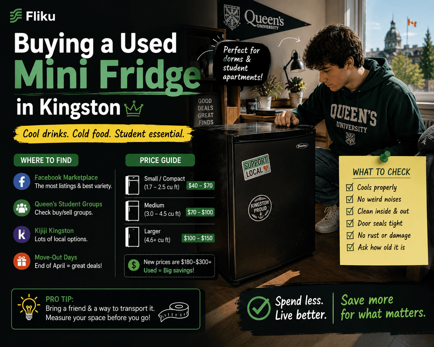 Buying a Used Mini Fridge in Kingston as a Student — What to Check Before You Pay