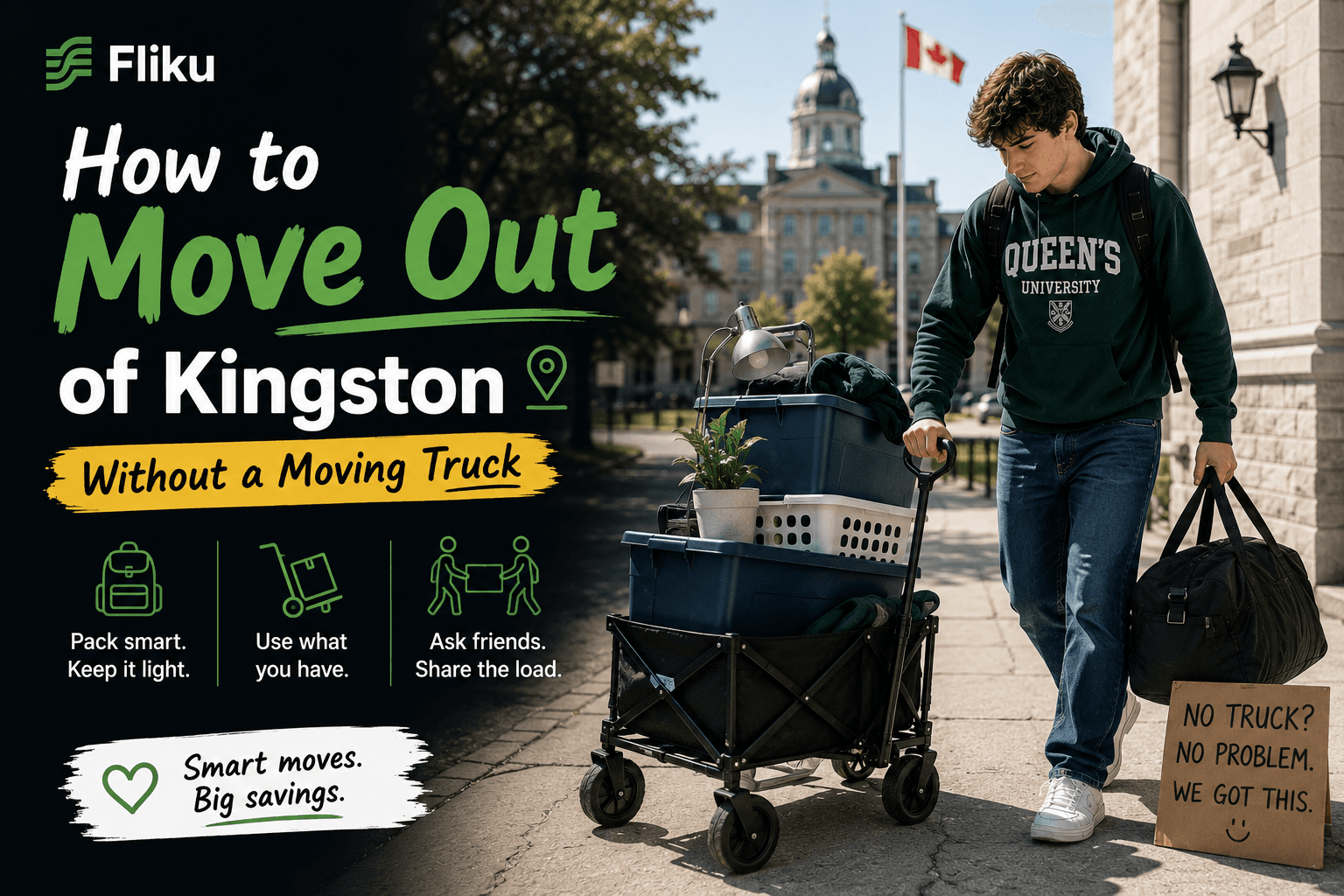 How to Move Out of Kingston Without Renting a Moving Truck
