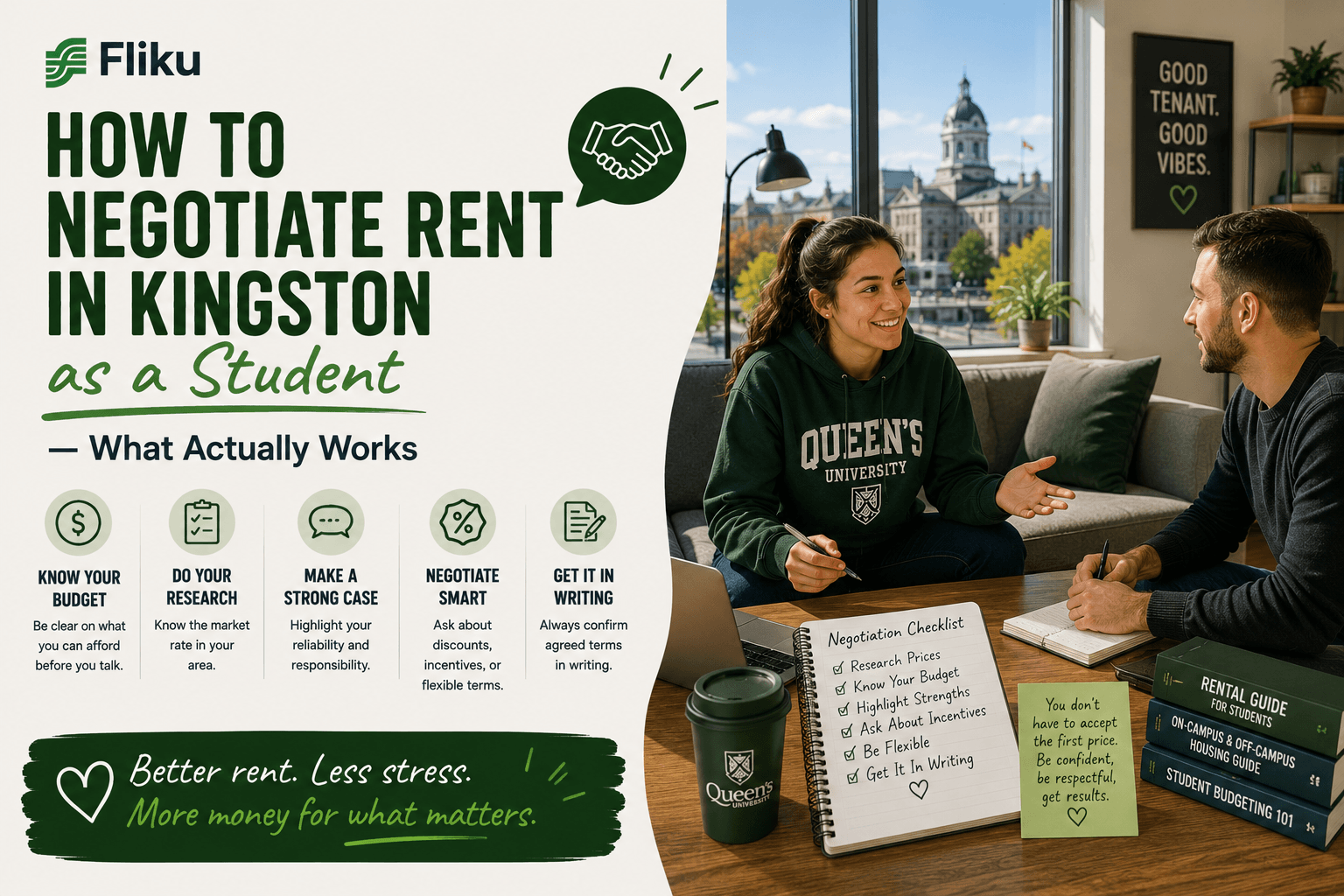 How to Negotiate Rent in Kingston as a Student — What Actually Works