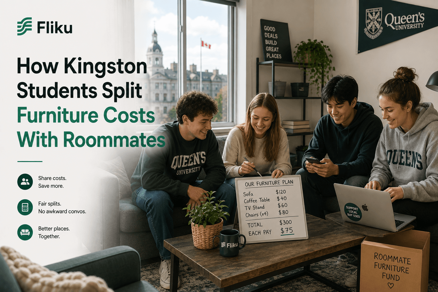 How to Split Bills Fairly With Roommates in Kingston — The Setup That Actually Works