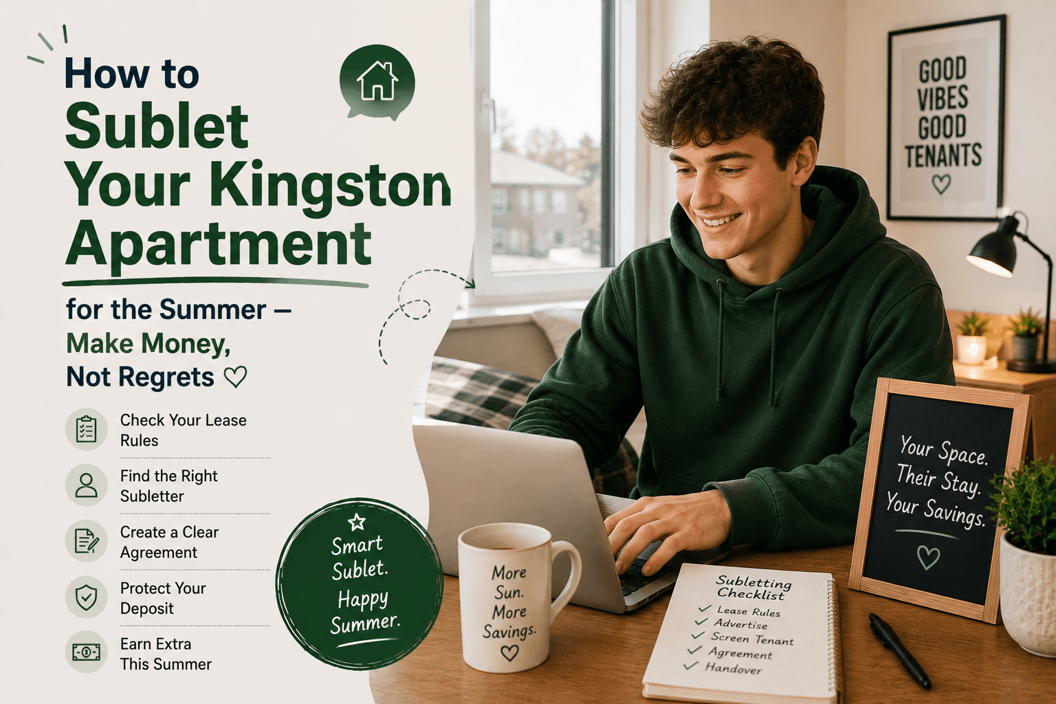 How to Sublet Your Kingston Apartment for Summer — Step by Step