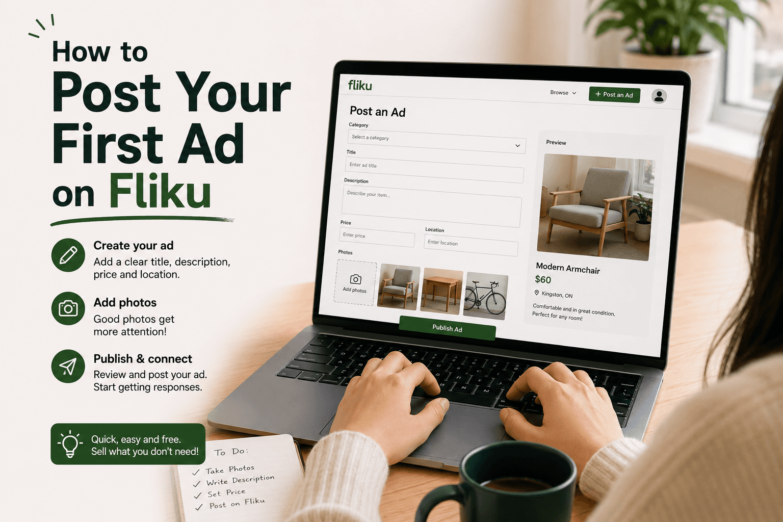 How to Post Your First Ad on Fliku — Step-by-Step Guide