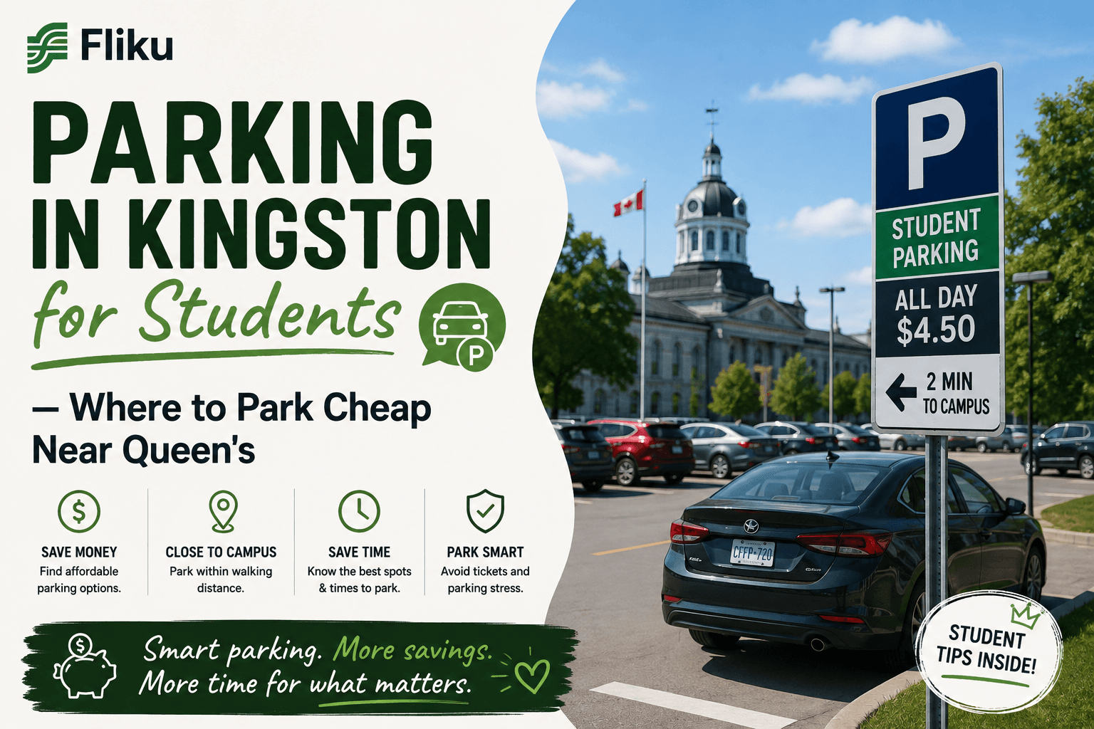 Parking in Kingston for Students — Where to Park Cheap Near Queen's