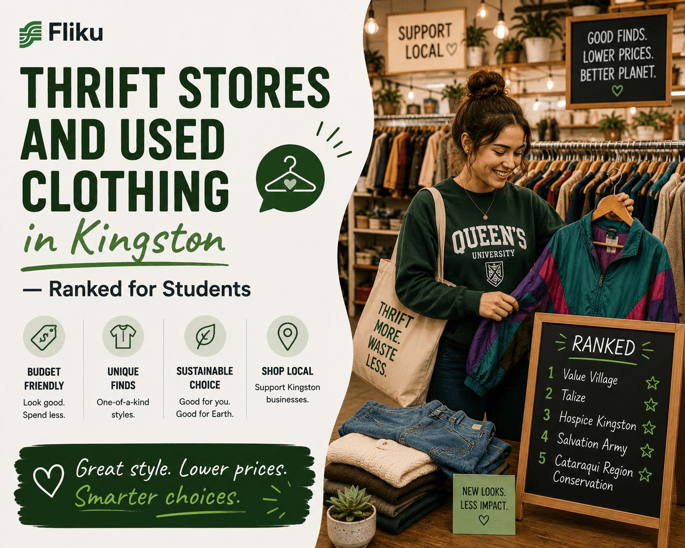 Thrift Stores and Used Clothing in Kingston — Ranked for Students