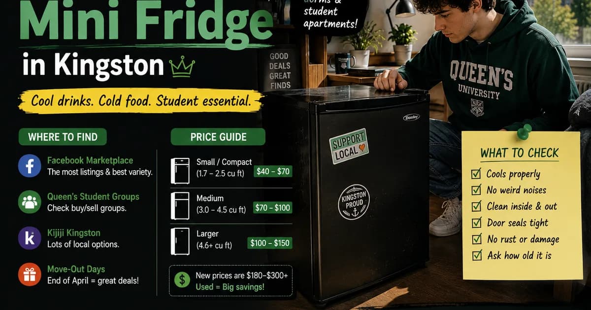 Buying a Used Mini Fridge in Kingston as a Student — What to Check Before You Pay