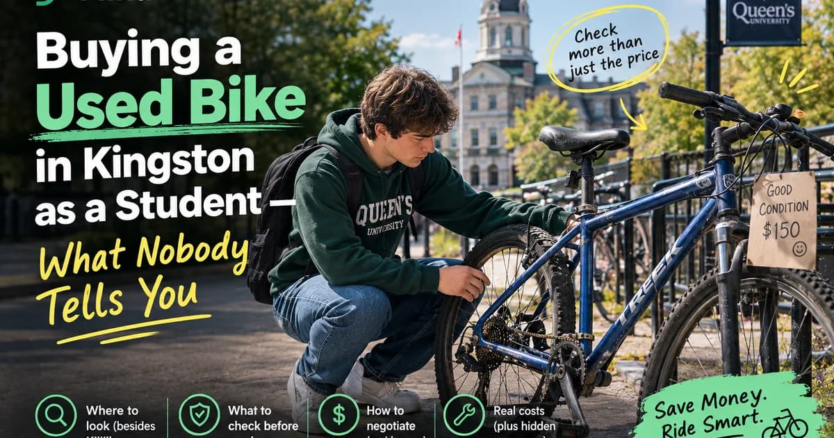 Buying a Used Bike in Kingston as a Student — What Nobody Tells You
