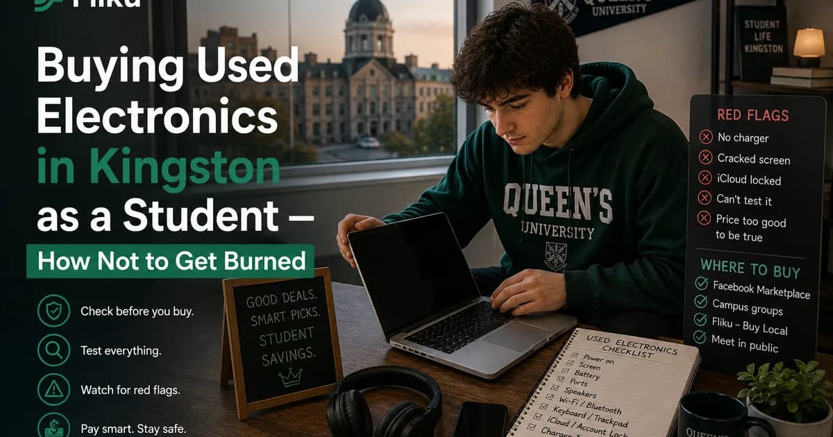 Buying Used Electronics in Kingston as a Student — How Not to Get Burned