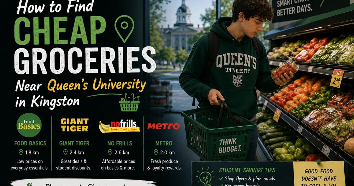 Cheap Groceries Near Queen's University in Kingston — Where to Actually Shop