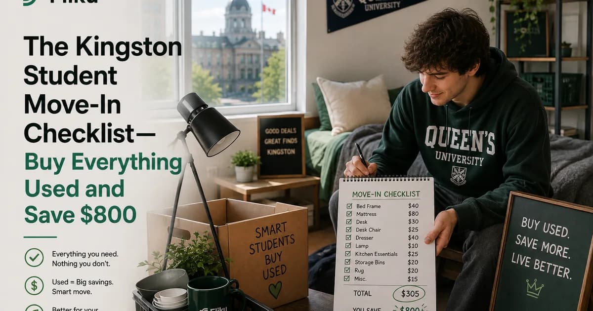 The Kingston Student Move-In Checklist — Buy Everything Used and Save $800