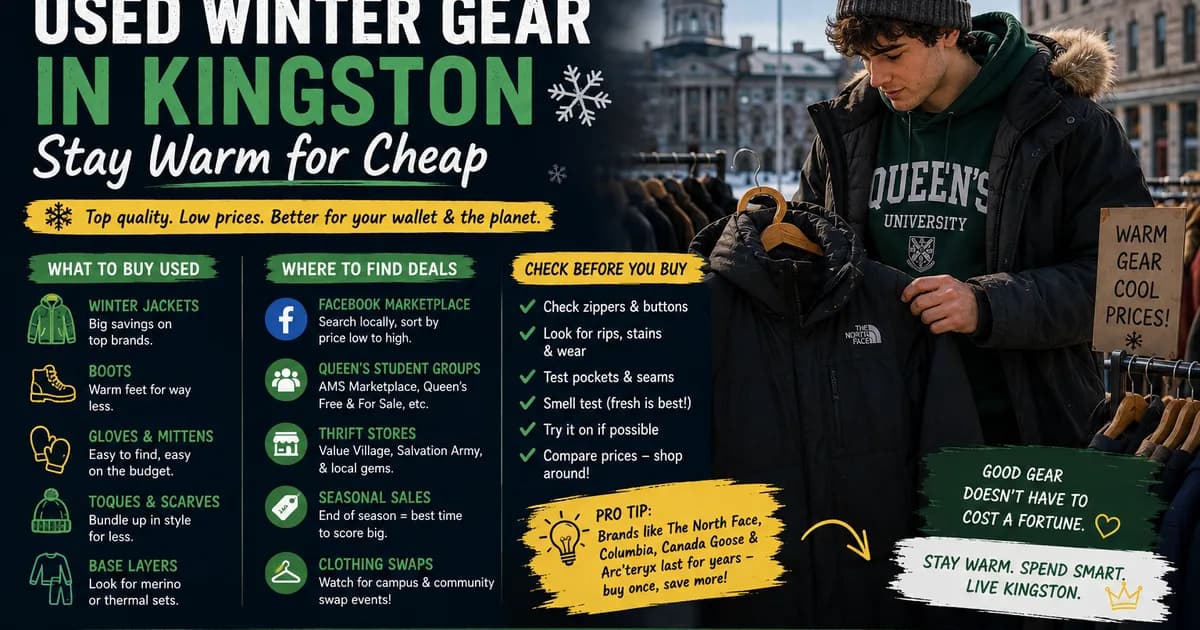 Used Winter Gear in Kingston — How Students Stay Warm for Cheap