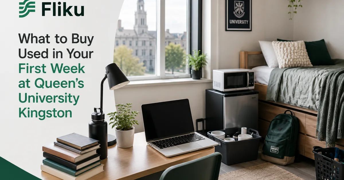 What to Buy Used in Your First Week at Queen's University Kingston