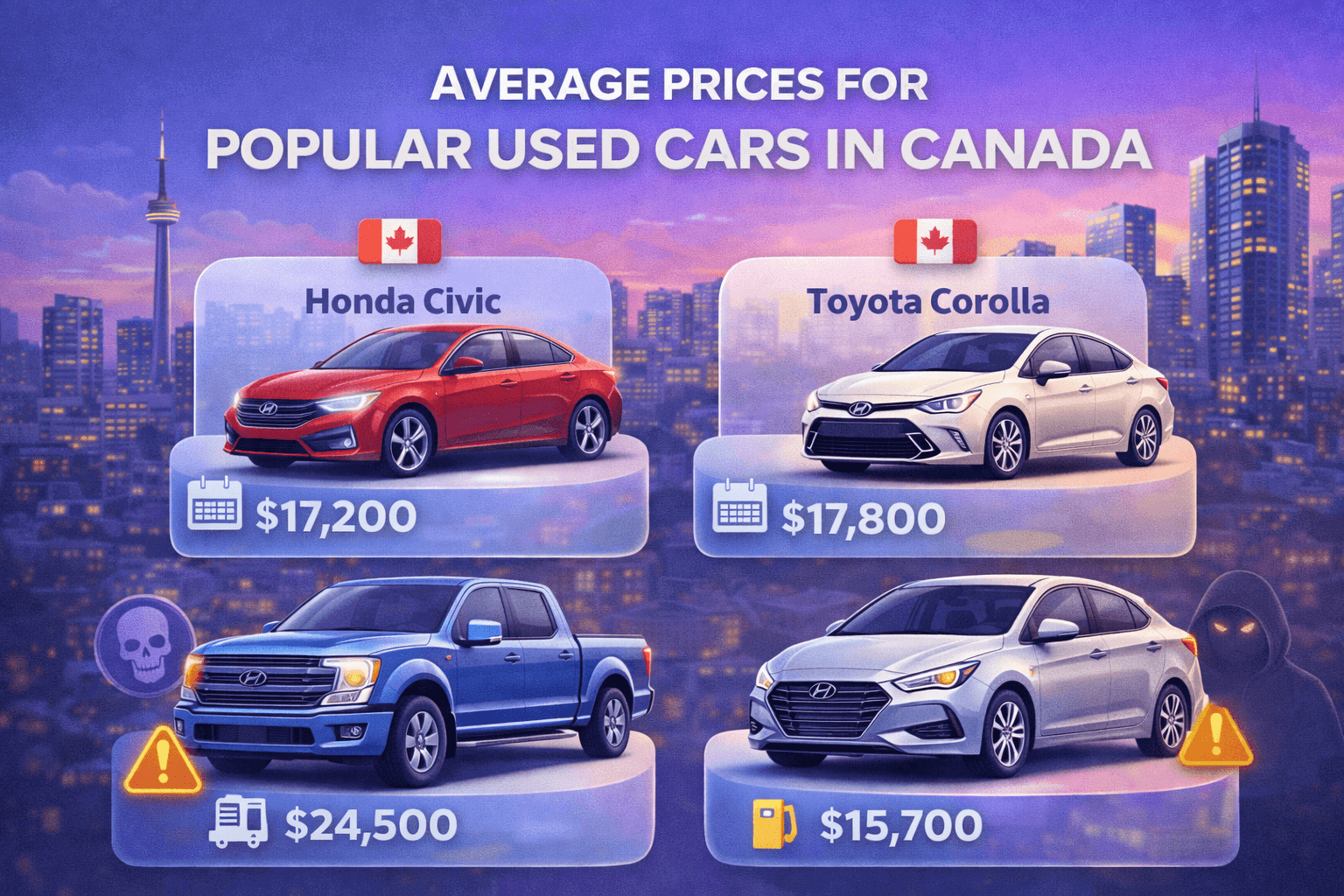 Average Prices for Popular Used Cars in Canada (2026 Guide)
