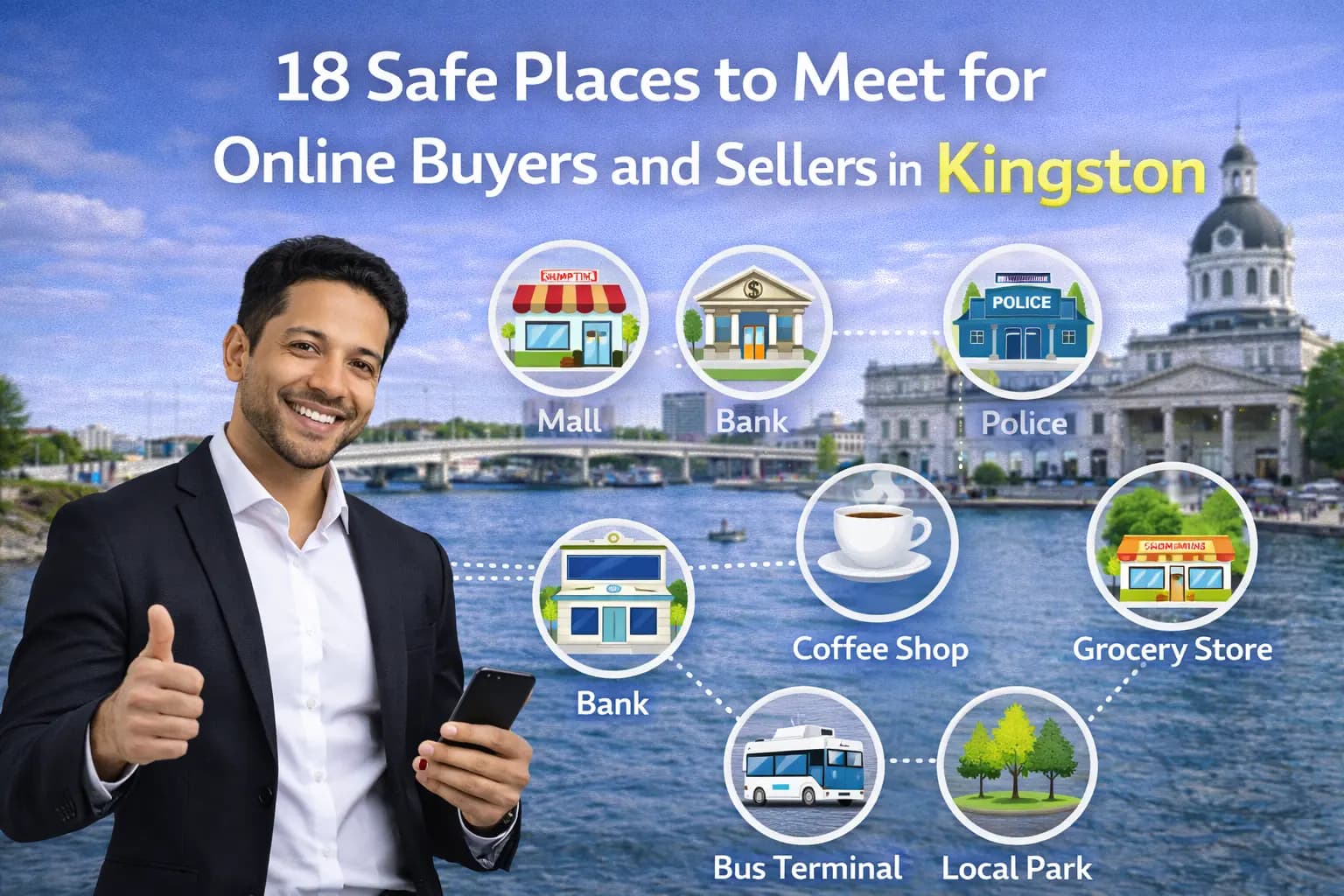 Safe Meetup Spots Kingston: 18 Places for Online Transactions (2026)