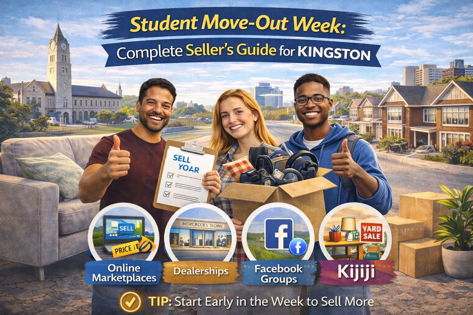 Student Move-Out Week Kingston: Complete Seller's Guide 2026